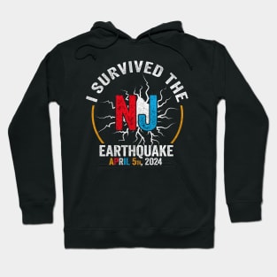 Vintage I Survived The NJ Earthquake April 5th, 2024 Hoodie